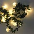 Rose Little lights Flash string lights Bedroom Decoration Flower Lights Party Wedding room Romance Light string 20 LED. 