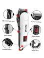 Kemei km-809A AC DC Digital Rechargeable Electric Hair Cut Trimmer.