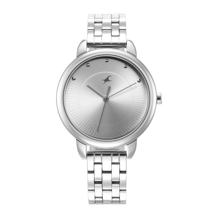 Fastrack Silver Chain Fastrack 6282SM01 Silver Stunners in Silver Dial & Metal Strap | Daraz ...