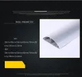 90X23mm Aluminum Metal Surface Cable Raceway Metal Floor Cable Duct Floor Wire Cover Metal Cable Protector Cable Trunking Large. 