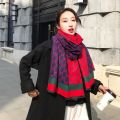 Luxury Cashmere Scarf Women Winter Warm Bufanda Shawl Wraps 2023 New Thick Print Female Pashmina Blanket Travel Poncho Stoles. 