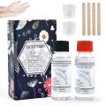 【Shop the Look】 1:1 Epoxy Resin Glue Kits AB High Adhesive Transparent Hardener DIY Epoxy Resin Jewelry Making Complete Kits Glue Sets.