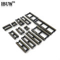 10PCS Round Hole IC socket Connector DIP 6 8 14 16 18 20 24 28 40 pin Sockets DIP6 DIP8 DIP14 DIP16 DIP18 DIP20 DIP28 DIP40 PIN.