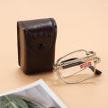 New Foldable Portable Metal Frame Glass Reading Glasses With High Definition Reading Glasses. 