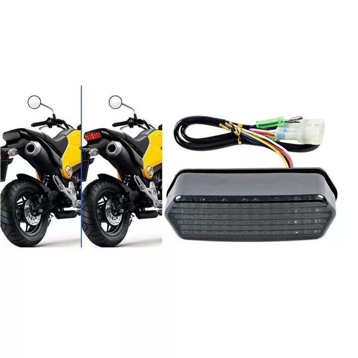 LED Rücklicht Motorrad - Bremslicht & Blinker Für MSX Grom 125, CBR 650F