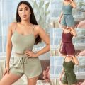 Homewear Pajamas, Vest, Shorts, 2 pieces set.