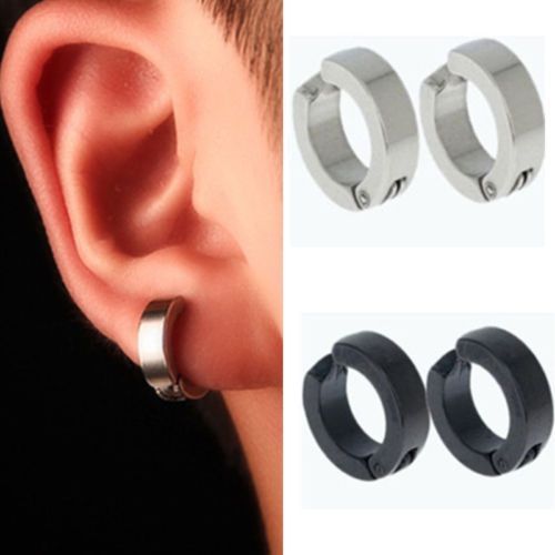 Round Hoop Earrings For Men & Women
