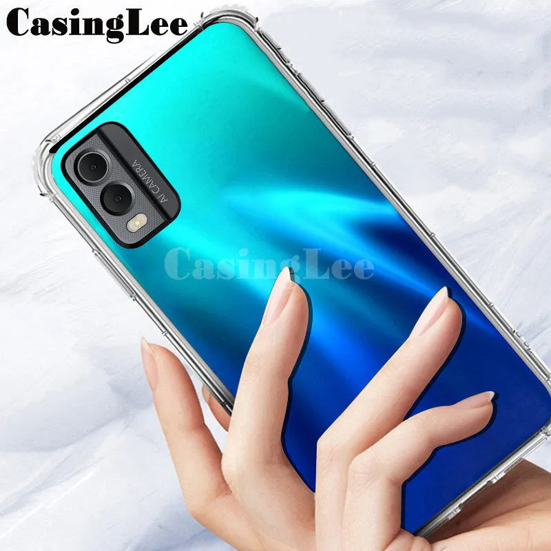 Custodia per Nokia C32, Silicone Case Sottile Cover TPU Caso Morbido