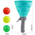 Outdoor Indoor Game Activities For Kids Pop-Pass-Catch Ball Game With 2 Catch Launcher Baskets 4 Balls For Birthday Gifts Summer Beach Sport. 