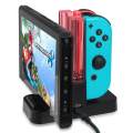 Switch Pro Controller Charger Nintendo Switch Console Joy-Con Charging Dock Station Stand with LED Indication and Free Type C Cable. 