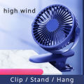 Mini Fan Usb Rechargeable Handheld Office Clip Fan Bedroom Small Fan. 