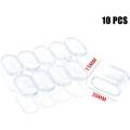 10 X Rubber Chair Leg Cap Oval Covers Furniture Table Feet Floor Protectors Non-slip Table Leg Pads. 