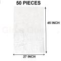 পরিষ্কার (45 "x27") 50 পিস ট্র্যাশ ব্যাগ/পলি ব্যাগ/আবর্জনা ব্যাগ/ময়লা ফেলার ব্যাগ/পলিব্যাগ - poly bag.