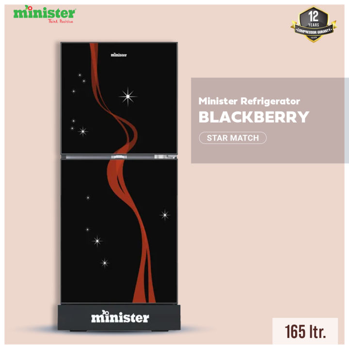 MINISTER-165 BLACKBERRY STAR (MATCH) refrigerator Free Delivery