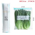 10Pcs PVC Fresh Keeping Bag For Vegetable Fruit Storage Freezing Preservation Zipper Sealed Bags Kitchen Food Organization Tools. 