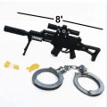 Black Color Sniper and hand craft Authentic Look and feel Toy Imported Gun Toy. 