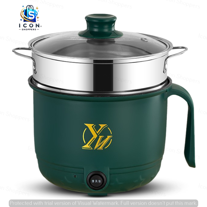 Electric Non-Stick Mini Rice Cooker – Multi-Functional Cooking Pot 1.8 Liter