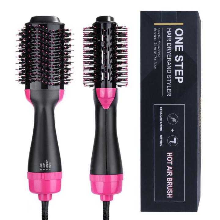 T&W Wet and Dry 3-in-1 Ion Hot Air Hair Dryer-Hair Straightener-Curling Iron-Hair Brush
