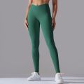 Crossover Waist Women Yoga Leggings Hips Lifting Gym Leggings Seamless Sport Pants High Waist Fitness Leggings Workout Running.