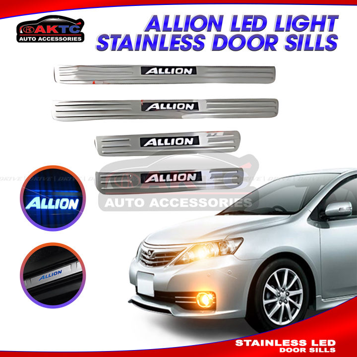 Stainless Steel LED Lighted Door Sills - allion  DOOR LIGHT