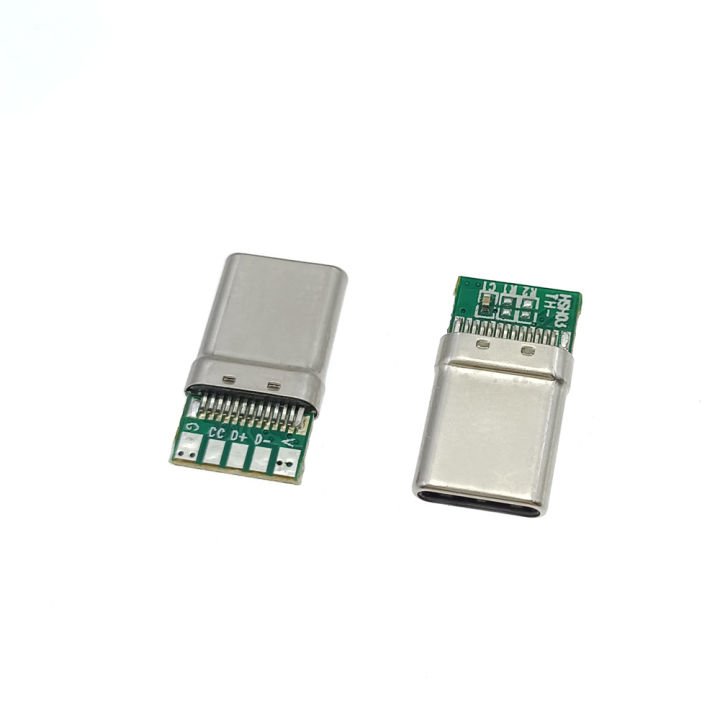 10PCS%20USB%203.1%20Type-C%20PD%2020W%20Connector%205Pin%20Male%20Receptacle%20Adapter%20to%20Solder%20Wire%20Cable%20High%20Current%20Support%20Board%20plug%20-%20Image%206
