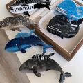 2023 New Design Cartoon Marine Shark Hair Clips Cute Blue Whale Acetate Hair Claw Hair Tiara Accessories Vintage Jewelry Gift.