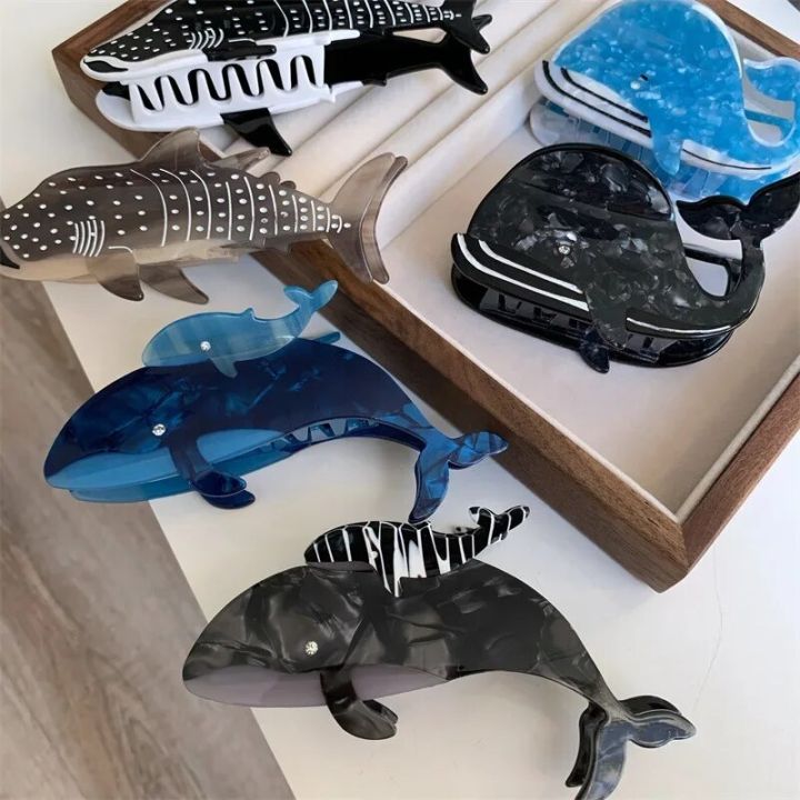 2023%20New%20Design%20Cartoon%20Marine%20Shark%20Hair%20Clips%20Cute%20Blue%20Whale%20Acetate%20Hair%20Claw%20Hair%20Tiara%20Accessories%20Vintage%20Jewelry%20Gift%20-%20Image%205