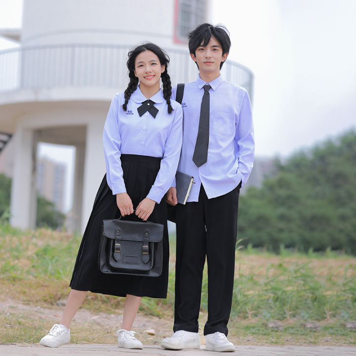 JK uniforms, Thailand Thai school uniforms, long sleeve shirts, suits, sports day chorus clothing, fall college style class uniforms