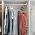 Windproof hangers Sturdy PVC waterproof Space-saving hamgers 10 clips Stainless steel hangers for clothes for Home organization. 