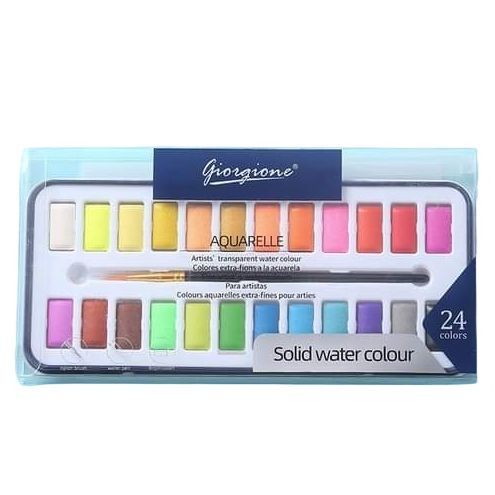 Giorgion artist solid water color cake 24 shade