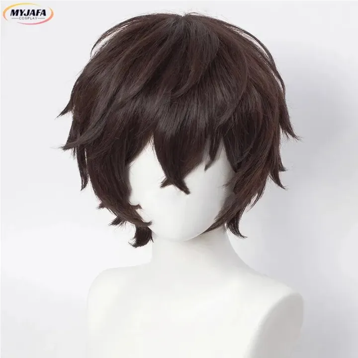 High%20Quality%20Dazai%20Osamu%20Cosplay%20Wig%20Anime%20Bungo%20Stray%20Dogs%20Cosplay%20Short%20Brown%20Heat%20Resistant%20Synthetic%20Hair%20Wigs%20+%20Wig%20Cap%20-%20Image%202