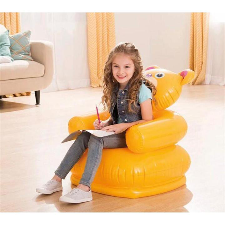 Cartoon Creative Inflatable Air Sofa Kids Chair-Household Toddlers