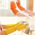 Working Safety Hand gloves For Heavy Duty Safety Rubber Hand Gloves Orange & Yellow Colour. 