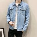 Men's Denim Jacket Spring Autumn Fashion Streetwear Jeans Coat Male Casual Korean College Jean Jacket Jaqueta Masculina. 