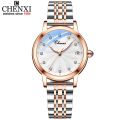 New CHENXI Women Automatic Mechanical Watch Top Brand Luxury Wrist Watch Waterproof Female Leather Business Clock Reloj De Mujer. 