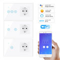 Standard Socket Remote Control WiFi Touch Switch. 