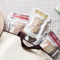 【Exclusive Offer】 5PCS Reusable Mason Jar Bottles Bags Nuts Candy Cookies Bag Waterproof Seal Fresh Food Storage Bag Snacks Sandwich Zip Lock Bags.