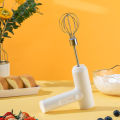 Electric Foamer Mixer Whisk Beater Stirrer 3-Speeds Coffee Milk Drink Frother USB Rechargeable Handheld Food Blender Whisk. 