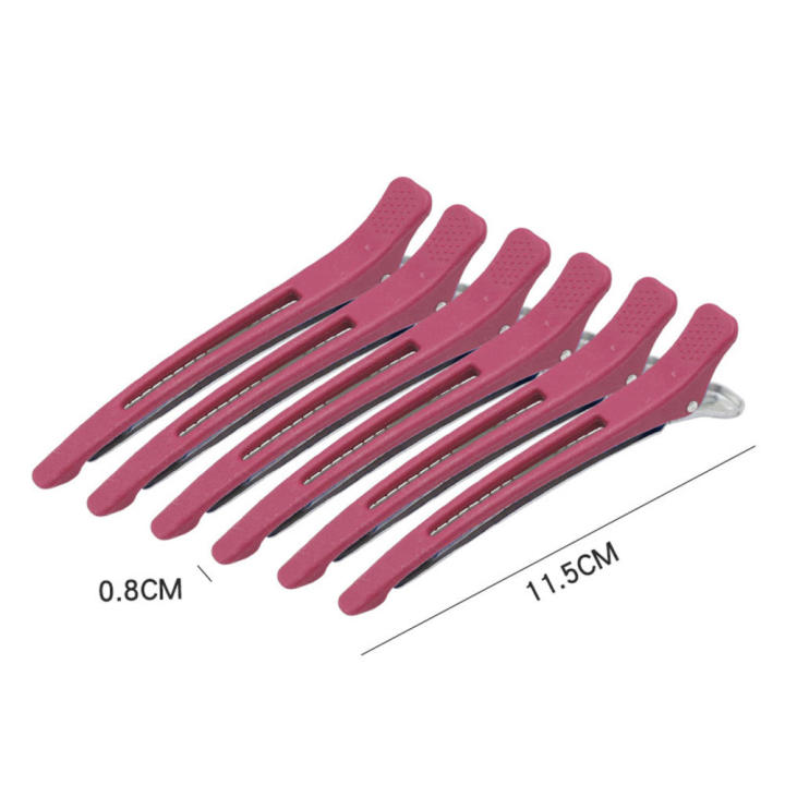 Plastic%20Rubber%20Hairdressing%20Clip%20Professional%20Approximately%2011.3%20*%201.5cm%20Seamless%20Clip%20Hairdressing%20Tool%20for%20Salon%20Use%20-%20Image%202