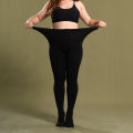 DOIAESKV 150 KG Women Tights Plus Size 120D Autumn Warm Winter Fleece Pantyhose High Waist Female Stretchy Slim Thick Tights.