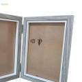 Folding Photo Frame Decorative Hinged Photo Frame for Entrance Desk Table.