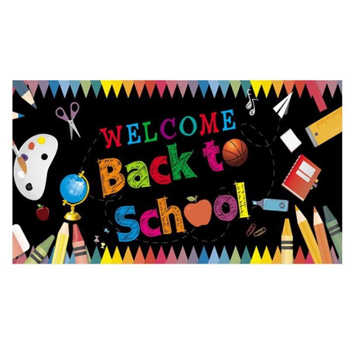 Welcome%20Back%20to%20School%20Banner,%20First%20Day%20of%20School%20Backdrop%20Banner%20,Welcome%20Back%20to%20School%20Party%20Decorations%20Supplies%20-%20Image%202