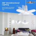 LED Bulb Foldable 4 Fan Blade - Four wing-25 Watt. 