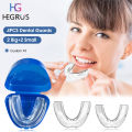 【The-Best】 New HEGRU 4PC Orthodontic Brace Teeth Guard Night Mouth Guard Dental Night Guard Dental Cover Teeth Retainer Tray for Teeth Grinding Clenching Bruxim noring Kid Adult.