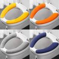 1~5PCS Pair Universal Adhesive Toilet Pad Flannel Toilet Seat Covers Reusable Toilet Seat Filling Washable Bathroom Mat Seat.