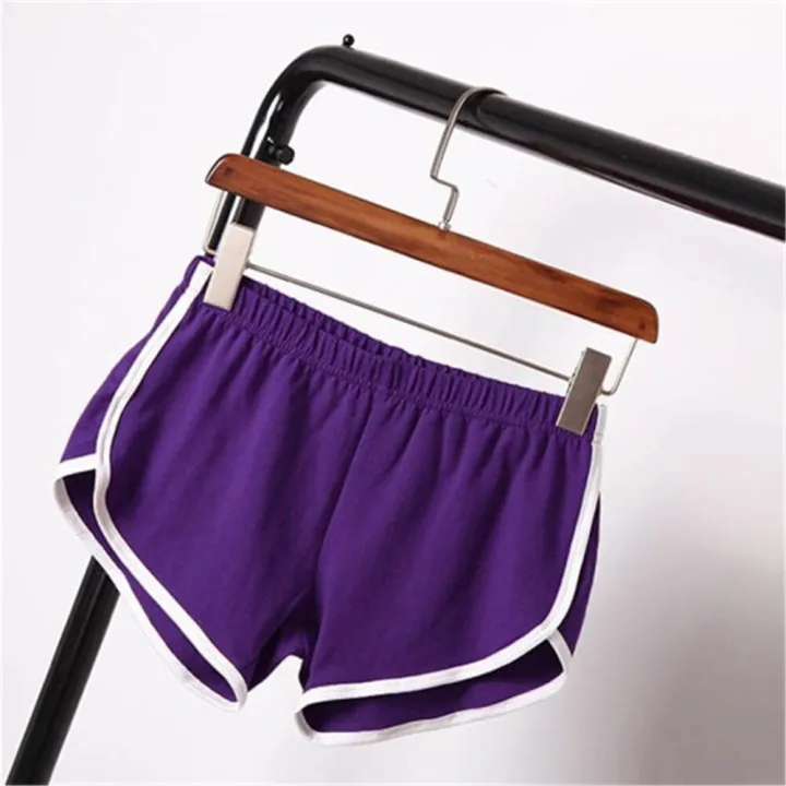 Women%E2%80%99s%20home%20leisure%20pure%20Color%20Fashion%20Yoga%20beach%20candy%20color%20sports%20shorts%20A46%20-%20Image%204