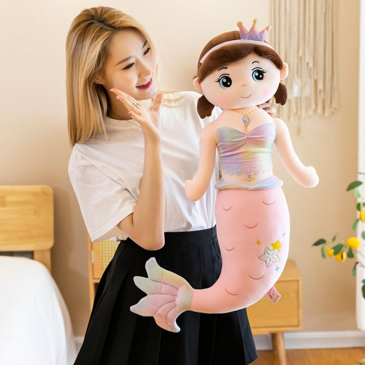 Mermaid%20Plush%20Pillow%20Cute%20Soft%20Doll%20Stuffed%20Sea%20Fish%20Toy%20-%20Image%202