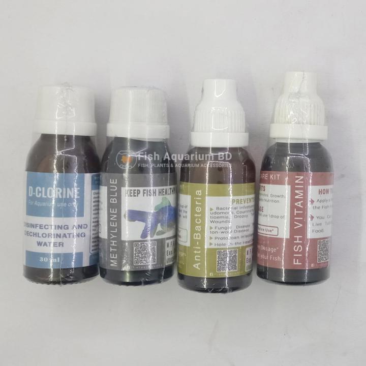 Aquarium Water Treatment Kit for fish  Aquarium Fish Medicine Combo Pack