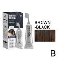 80ml Black Fruit Dyeing Cream Black Hair Dye Shampoo With Comb Natural Plant Instant Hair Dye Cream For Gray Hair Coverage. 