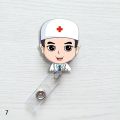 Fashion Clip Stationery ID Name Card Retractable Lanyards Mini Badge Holder.
